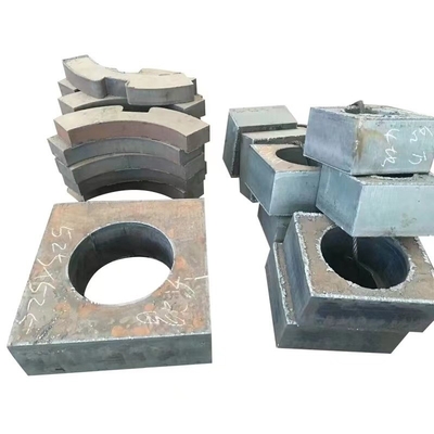Van het de Vlamknipsel van ASTM de Op zwaar werk berekende CNC van de Plaatflenzen Bevestigende Delen van het het Koolstofstaalmetaal