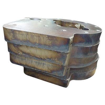 80mm CNC Vlam die Platen van het het Koolstofstaal de Vlakke Ronde Metaal van Q355B snijden