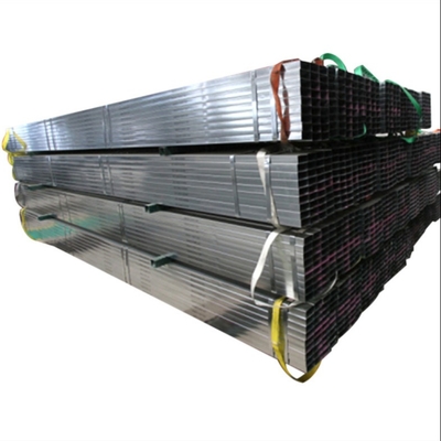 1000mm - 12000mm de Vierkante Pijp van de de Hete Onderdompelings Gegalvaniseerde Holle Sectie van de Staalbuis