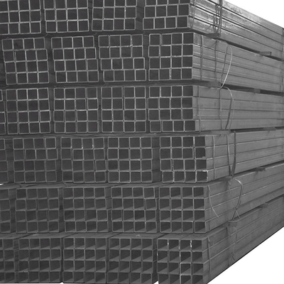 Vierkante 40mm Q195 galvaniseerden Rechthoekige het Staalbuis van de Vloeistaalpijp voor Bouwmaterialen